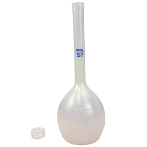 Volumetric Flask, 500ml, Plastic, Each Each