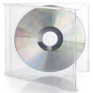 CD JEWEL CASE CLEAR COLOR 3/PK Pack