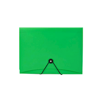 DOCUMENT WALLET EXPANDABLE GREEN BOX/50 Box