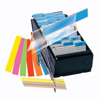 INDEX STRIPS 3L 10X150MM ASST PK 5/PK Pack