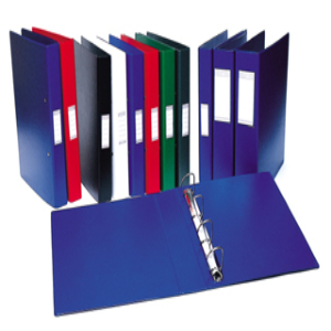 Bantex Insert Ring Binder, A4, 50mm, 2 Rings, Red, Each Each