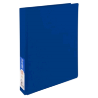 Bantex Insert Ring Binder, A4, 25mm, 2 Rings, Blue, Each Each