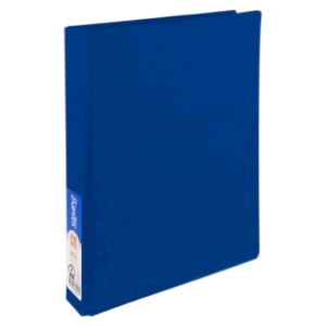 Bantex Insert Ring Binder, A4, 25mm, 2 Rings, Blue, Each Each