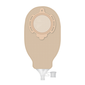 B Braun Flexima 3S Stoma Bag, High Flow, Maxi, 65 mm, 630ml Capacity, Soft Nonwoven Odour-proof Plastic Film, Transparent, 30 Bags/Box Box