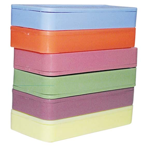 Rectangular Bur Block Magnetictangerine Each