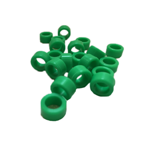 SILICONE LGE CODE RINGS GRN 1/2IN 24/PK Pack