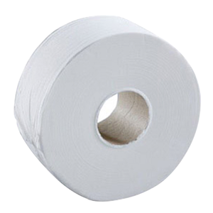 Caprice Jumbo Toilet Paper Roll, 1-Ply, 500m, 8 Rolls/Carton Carton