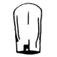 Caulk type crowns P7 loose Each
