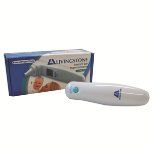 Livingstone Infrared Ear Clinical Thermometer, Functions without Probe Cover Each