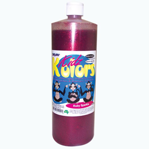 Kidz Kolors Ruby Sparkle 1 Litre Each