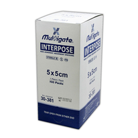 Interpose Non-Adherent Absorbent Dressing, 5 x 5cm, Sterile, 100/Box Box
