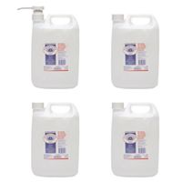 Livingstone Conductive Lubricating Clear Gel for Ultrasound and ECG Electrocardiogram, 4L, FREE 1 Dispensing Pump, 4 Bottles/Carton Carton
