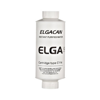 Elgacan Deioniser Replacement Cartridge Only, Elga Cartridge Type C114, 4 Pieces/Pack Pack