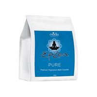 EpZen Pure Magnesium Bath Crystals 900g, Premium Magnesium Sulphate, Unscented, White Crystals, Each