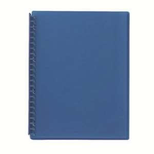 DISPLAY BOOK A4 20 POCKET BLUE Each