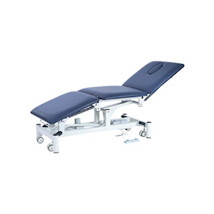 3 Section Medical Examination Couch, Navy Blue, Each Each
