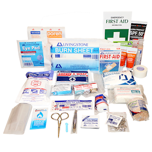 Livingstone Work Vehicle First Aid Complete Set Refill Only in Polybag, Large Each