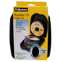 C.D STORAGE UNIT HOLD 16 PADDED PORTABLE EACH Each
