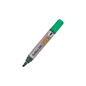Artline 190 Permanent Marker, 5mm, Chisel Point, Green, 12/Box Box