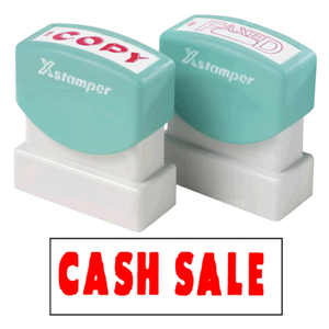 XSTAMPER 1054 CASH SALE RED EACH Each