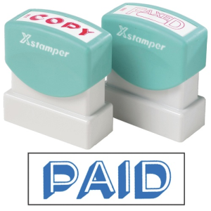 XSTAMPER 1357 PAID BLUE EACH Each