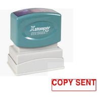 XSTAMPER 1548 COPY SENT RED EACH Each