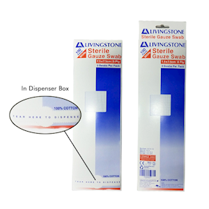 Livingstone Gauze Swabs Sterile
