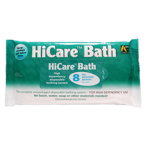 Bath Bag, Resealable, 8 Cloths/Pack, 40/Carton Carton