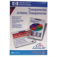 TRANSPARENCIES H/P C2936A COL.LASERJET 50/PK Pack