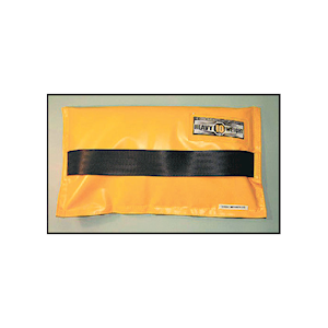 High Visibility Safety Weights, 10kg, Yellow PVC Bag, Filled with Metal Shots, Each Each
