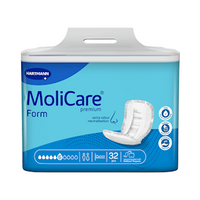 Hartmann Molicare Premium Form, 6 Drops, 2377mL Absorbency, 32 Pieces/Pack Pack