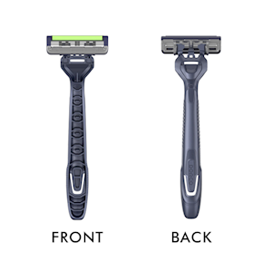 Livingstone Disposable Ultra Sharp Shaving Razors, Triple Blade with Handle and Lubricating Strip, 10/Box Box