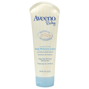 Out of Date, Johnsons and Johnsons Aveeno Baby Daily Moisture lotion, 227 Grams, Price Discounted, While Stocks last Each