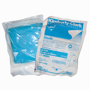 Out of Date, Kimberly Clark Ultra Surgical Gown Fab-Reinforced, Large, Sterile, Loose, Price Discounted, While Stocks last Each