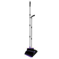 Livingstone Lobby Dustpan and Brush Set, Recyclable Plastic, Purple, Each Each