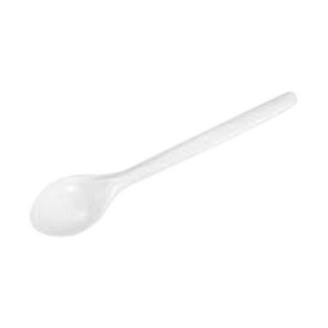 PLASTIC TEASPOONS WHITE 100/PK Pack