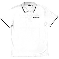 Livingstone Polo T-Shirt, 100pct Cotton, 45+ Thread Count, 220GSM Yarn Weight, Small, White, Each Each