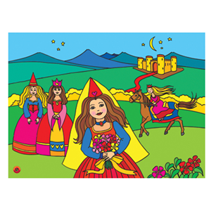 Ec Biodegradable Wooden Tray Puzzle Princessea Each
