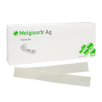 Melgisorb Alginate Absorbent Ag, 3 x 44cm, 10 Pieces/Box Box