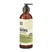 Nelum Body Wash 500ml, Olive Oil, Grapeseed Extract & Argan Oil, Nourishing, Lightweight Cream Cleanser, Each
