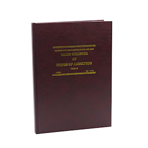 Book Ward Register of Drug and Additiction, Form 9 H32, Each Each