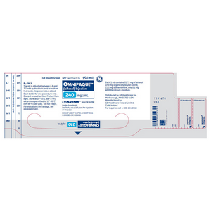 Out of Date, Omnipaque Contrast Media Iohexol 240 Mg, 10 Vials/Pack, Original Unopened Condition, Price Discounted, While Stocks last Pack