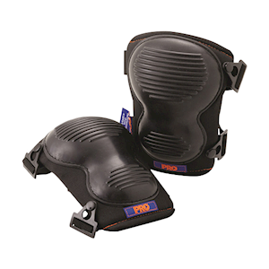 Pro Choice Proflex Knee Pads, with Adjustable Hook and Loop Straps, Soft Shell, Non-Slip, Black, 1 Pair/Pack Pair