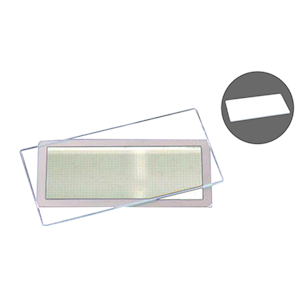 ProSciTech Microscope Coverglass for Sedgewick Rafter S50 and S52, 30(W) x 60(L) mm, 0.91mm Thick, Glass, Each Each