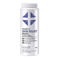 Out of Date, Mundicare Medicated Foot Rash Relief Powder, 100 grams,EA, Original Unopened Condition, Price Discounted, While Stocks last Each
