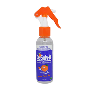 De-Solv-It Citrus Based Solvent, 125ml with Trigger Spray Bottle, Each Each