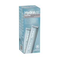 Hydralyte Electrolyte Ice Blocks, Lemonade Flavoured, 16 Pieces/Box