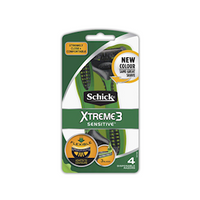 Schick Xtreme 3 Razors, Sensitive, Disposable, 10 Pieces/Pack Pack