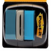 3M POST IT FLAGS 25X43M 680-23 Bright Blue PK/48 Pack
