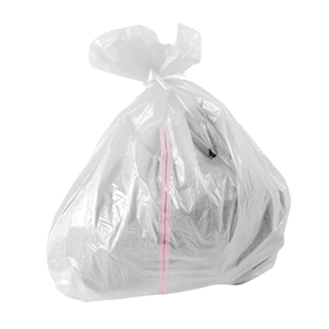 Livingstone Water Soluble Laundry Bag at 60degC, 66 x 84cm, 20uM, 100pct Biodegradable, PVA, Natural 25 Pieces/Bag, 8 Bags/Carton, 200/Carton